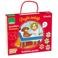VILAC puzzel beroepen 3jr+ / 6, 9, 12 en 16 stks