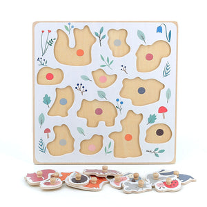 VILAC puzzel bosdieren Sarah Betz 18 mnd+