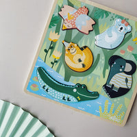 VILAC voelpuzzel jungle 5 stks / 18 m+