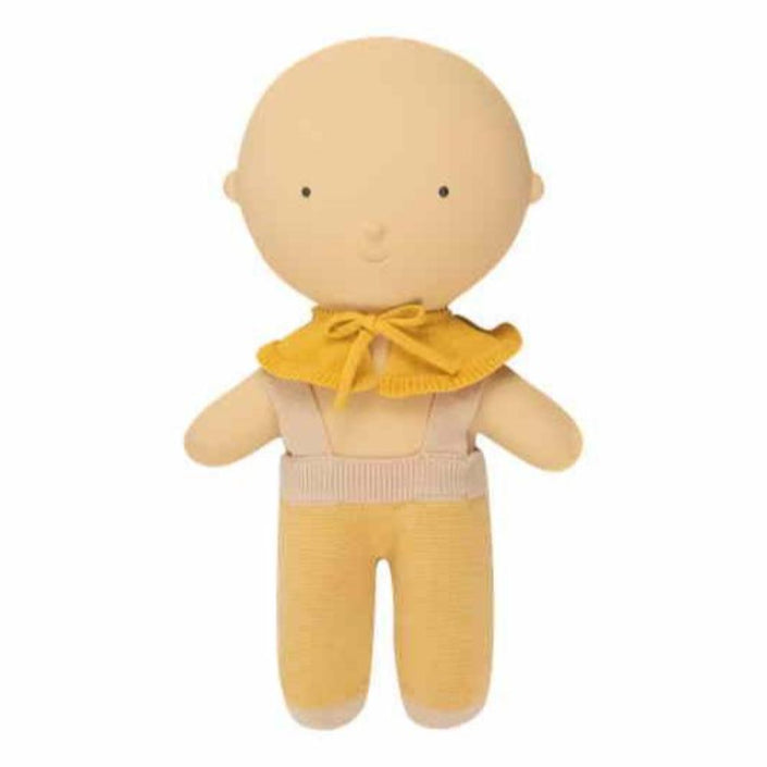 We are gommu broek Light Cream Mustard long 3 jr+