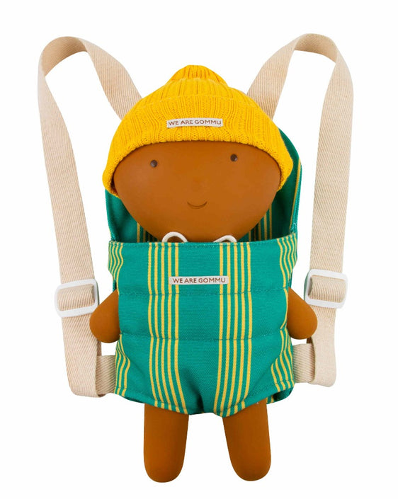 We are gommu poppendraagzak striped 3 jr+