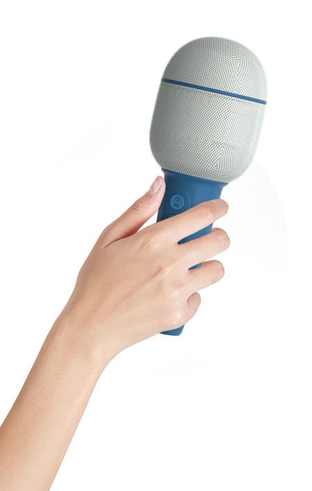 MOB Micro Groovy karaoke microfoon blauw