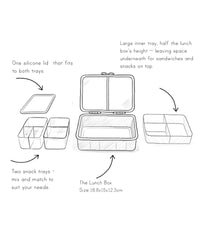 Noui Noui lunchbox black