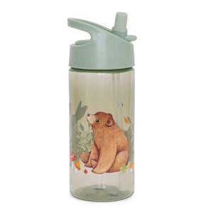 Petit Monkey drinkfles bear and friends sage
