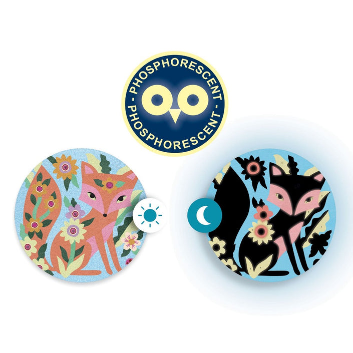 DJECO gekleurd zand glow in the dark Garden 5-8 jr+