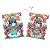 DJECO glitter mozaiek kokeshi 5 jr+