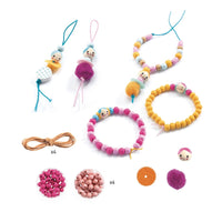 DJECO houten kralen + figuren 8 jr+