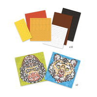 DJECO mozaiek set wilde dieren Khan 8 jr+