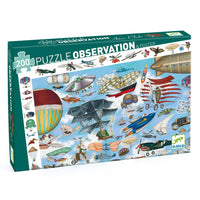 DJECO observatie puzzel Aero club 6 jr/ 200 stks