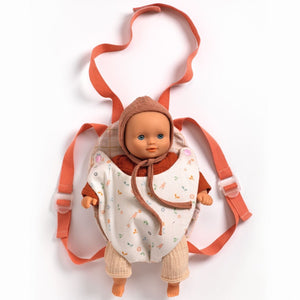 DJECO poppendraagzak lavender 3 jr+