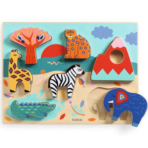 DJECO puzzel Savana Story 12 mnd+