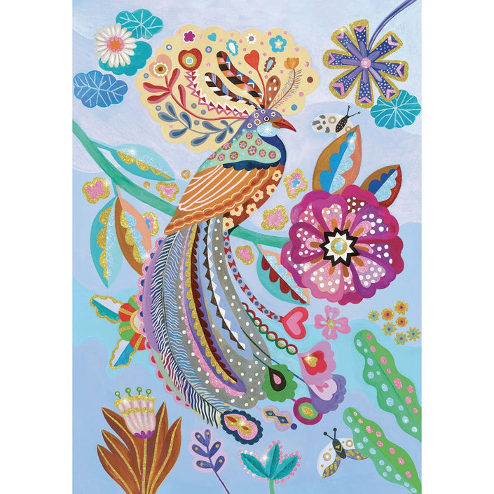DJECO puzzel Sparkling bird 4 jr+/ 50 stks