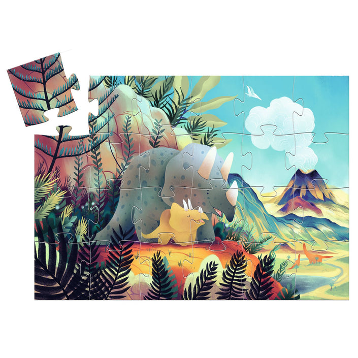 DJECO puzzel Teo de dino 3 jr / 24 stks