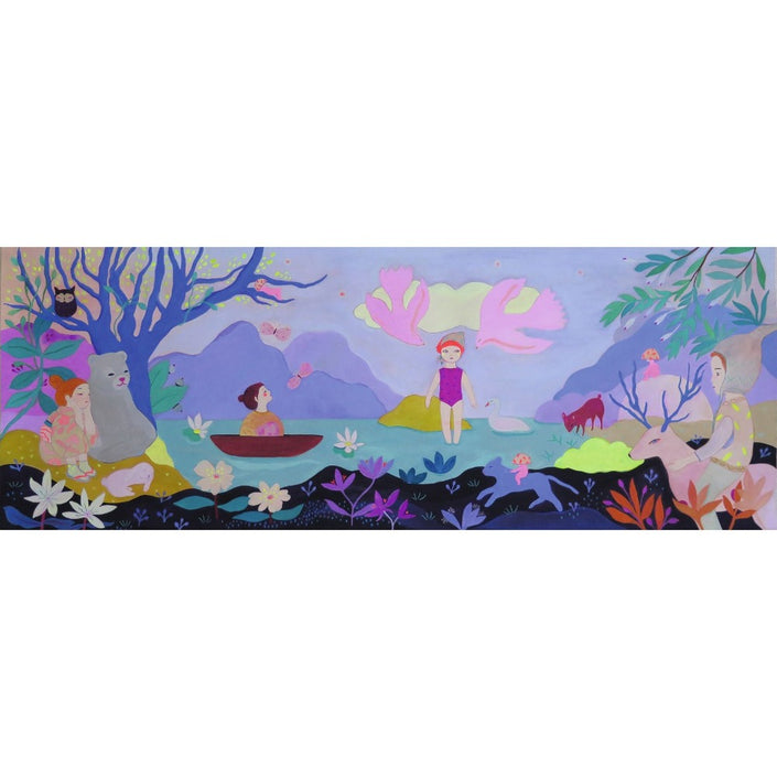 DJECO puzzel children's lake 5 jr+/ 100 stks