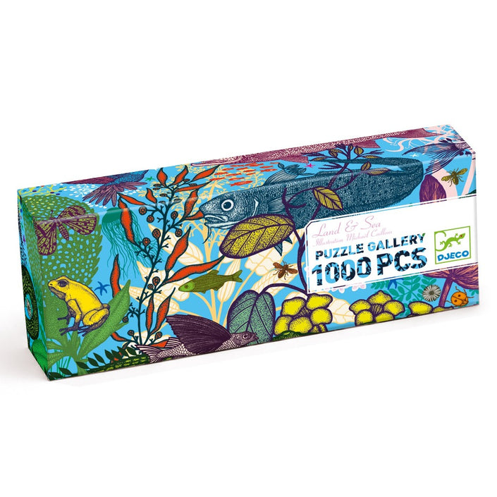 DJECO puzzel land and sea 9 jr+/ 1000 stks