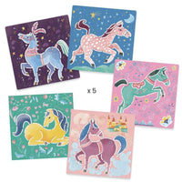 DJECO tekensjablonen paarden 4 jr+