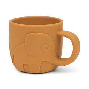 Done by Deer siliconen beker peekaboo mustard