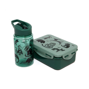 Petit Monkey drinkfles Black animals salie