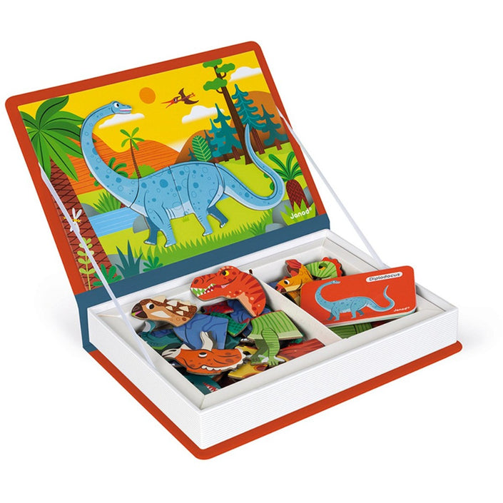 JANOD magneetboek dinosaurus 3jr+