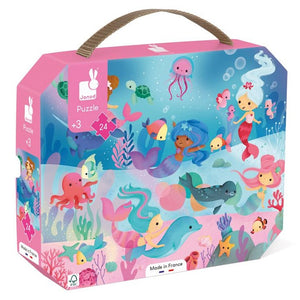JANOD puzzel Zeemeerminnen 3jr+/ 24 stks