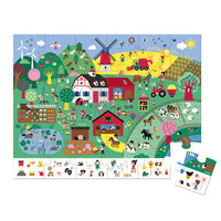 JANOD zoekpuzzel Boerderij 3jr+/ 24 stks