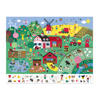 JANOD zoekpuzzel Boerderij 3jr+/ 24 stks