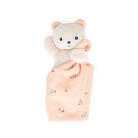 Kaloo knuffeldoekje beer Carre Douceur roze 0 jr+