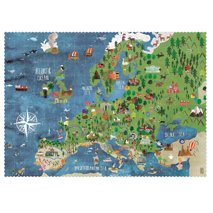 LONDJI puzzel discover Europe 6jr+ / 200 stks