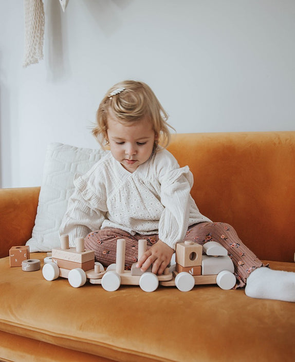 Label Label stapeltrein nougat 18 mnd+