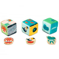 Lilliputiens activiteiten kubussen dieren 1jr+