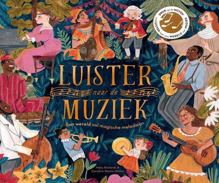 Luister naar de muziek - geluidenboek 4 jr+
