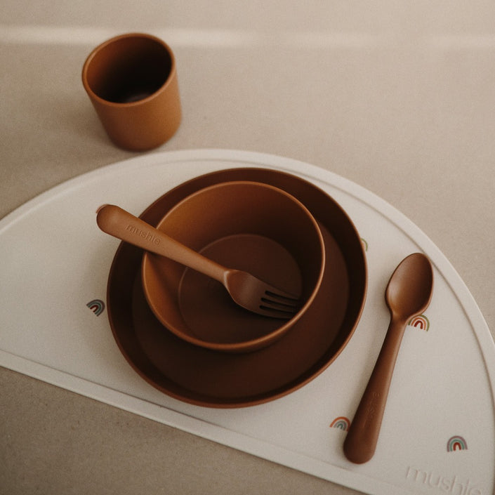 Mushie kommen caramel