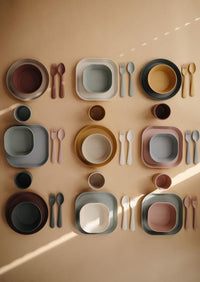 Mushie bestekset sage