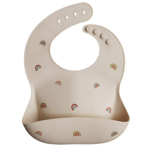 Mushie silicone slab Rainbow a