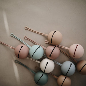 Mushie speenhouder beige