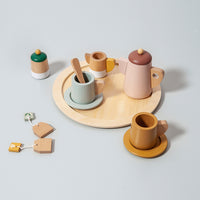 Petit Monkey houten theeservies 3jr+