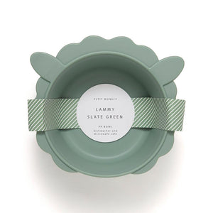 Petit Monkey bakjes lammy slate green