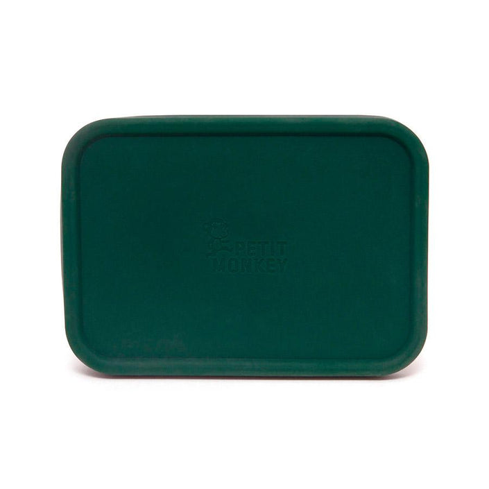 Petit Monkey lunchbox RVS Riley pine 17x13