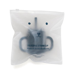 Petit Monkey siliconen sippy cup met oren balsam blue