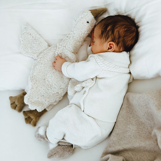 Senger Naturwelt warmte knuffel gans wit klein 2 mnd+