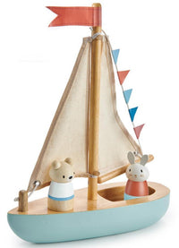 Tender Leaf Toys zeilboot Sailaway 3jr+