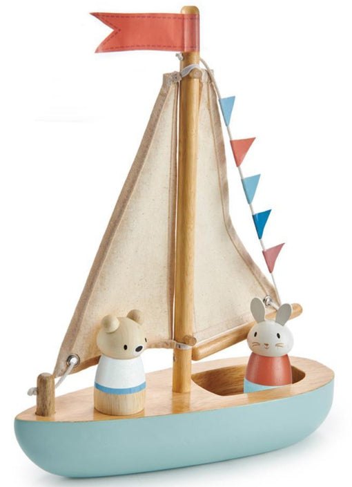 Tender Leaf Toys zeilboot Sailaway 3jr+