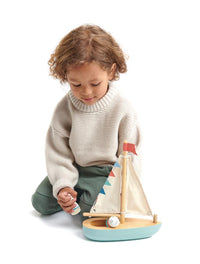Tender Leaf Toys zeilboot Sailaway 3jr+