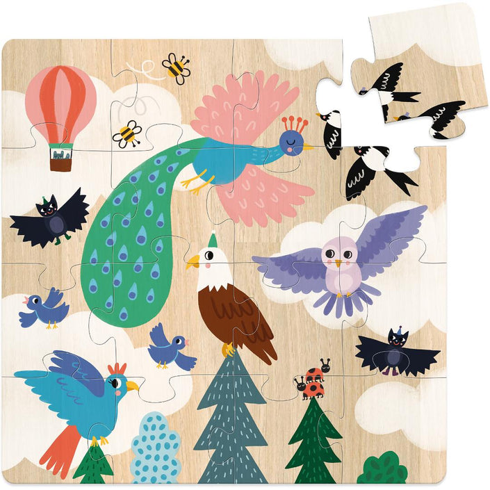 VILAC puzzels land zee lucht 4 jr+ / 3 x 16 stks