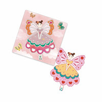 DJECO tekensjablonen feeën 4 jr+