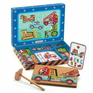 DJECO hamertje tik voertuigen 4 jr+