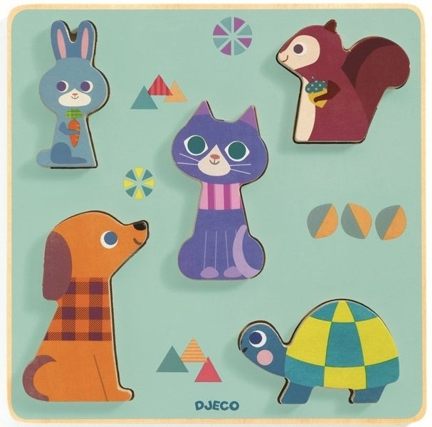 DJECO puzzel Moustacha 12 mnd+