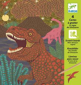 DJECO scratch dinosaurus 6 jr+