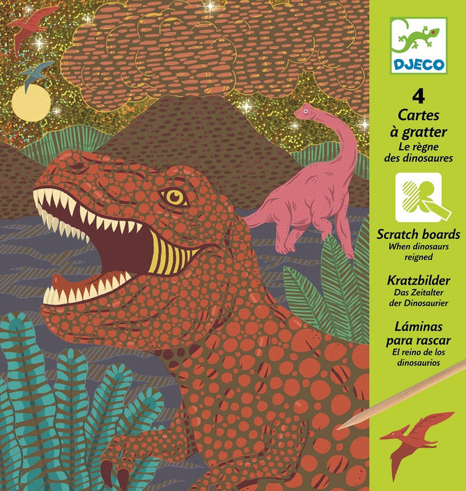 DJECO scratch dinosaurus 6 jr+
