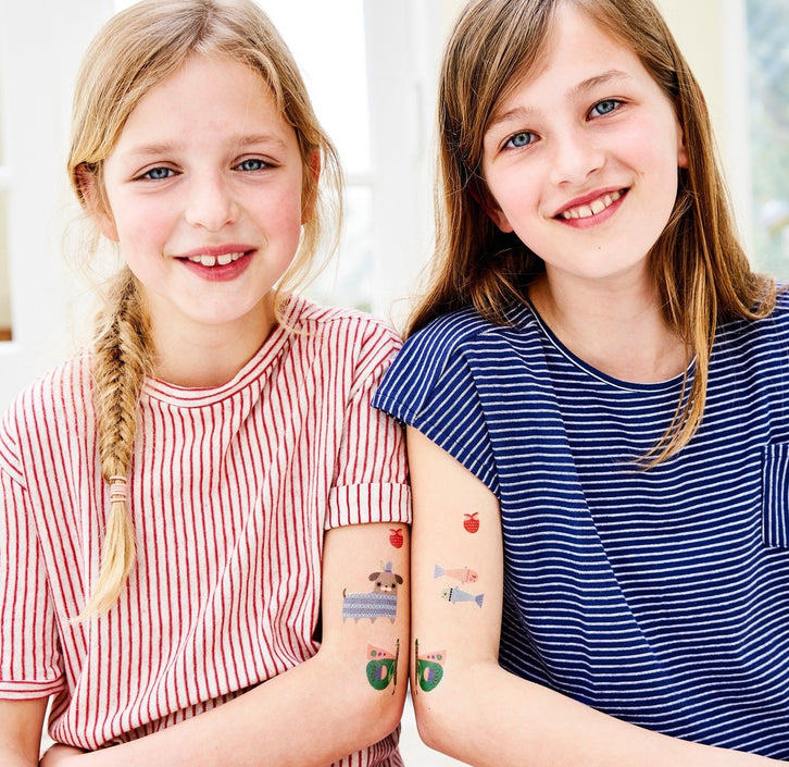 Petit Monkey glow in the dark tattoo's Leopard